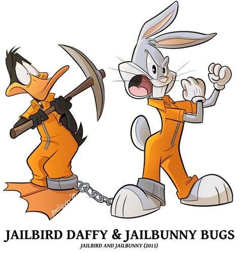 Special Jailbird And Jailbunny By Boscoloandrea On Deviantart Looney Tunes Cartoons Looney