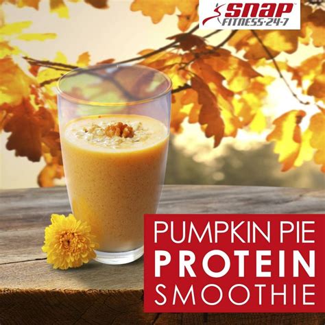 If You Love Pumpkin Youll Love This Pumpkin Pie Protein Smoothie It