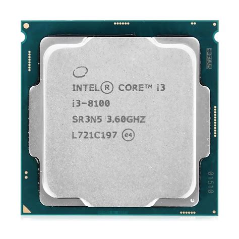 Processador Intel Core I3 8100 Socket Lga 1151 36ghz 6mb Oem No