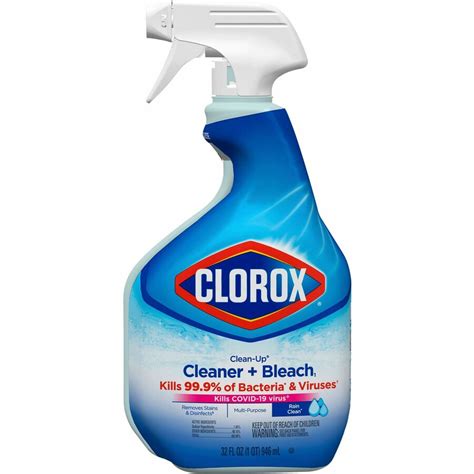 Clorox Clean Up All Purpose Cleaner With Bleach Spray Fl Oz Quart Rain Clean Scent