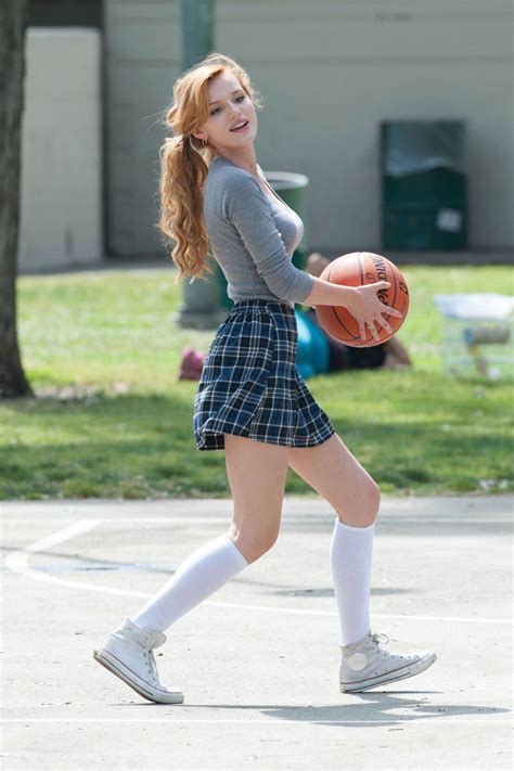 Bella Thorne Plays Basketball Taking A Break On The Set Of Mostly Ghostly 2 • Celebmafia