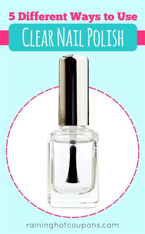 5 Different Ways To Use Clear Nail Polish Clear Nail