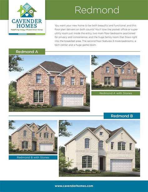 View The Redmond Floor Plan By Cavender Homes In Princeton Texas Make