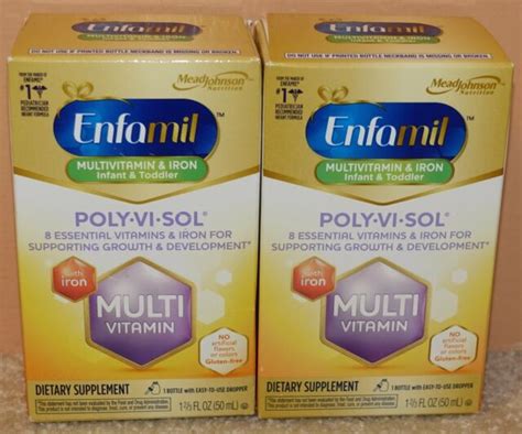 Enfamil Poly Vi Sol Multivitamin Supplement Drops With Iron For