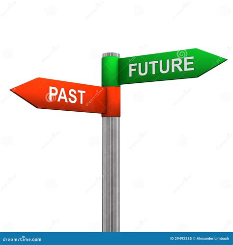 Past Future Direction Sign Royalty Free Stock Photo Image 29492385