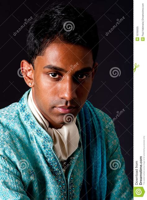 Handsome Hindu Man Stock Image Image Of Male Gray