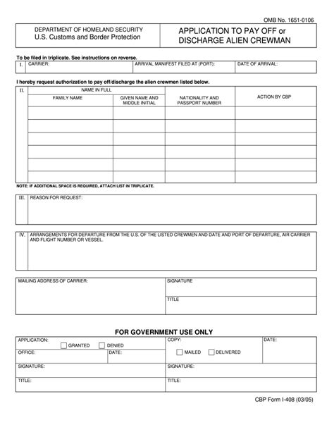 I 408 2005 2024 Form Fill Out And Sign Printable Pdf Template Signnow