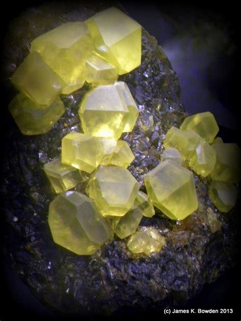 Sulfur Crystals Displayed At The Perot Museum Of Nature And Science In