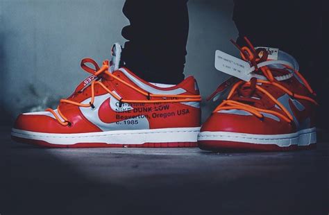 The Off White X Nike Dunk Low “university Red” Is Virgil Ablohs