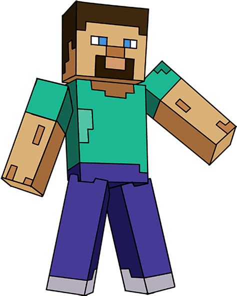 Minecraft Steve Face Transparent