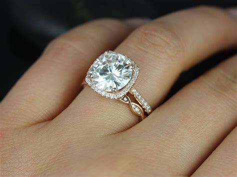 15 Best Ideas Round Cushion Cut Diamond Engagement Rings