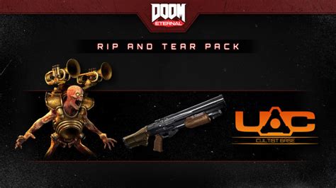 doom eternal rip and tear pack 2020 promotional art mobygames