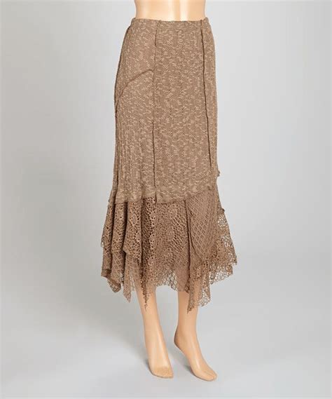 Look At This Ecru Lace Linen Blend Maxi Skirt On Zulily Today