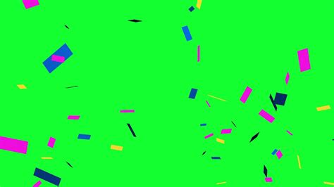 Confetti Falling Green Screen Free Stock Footage Youtube
