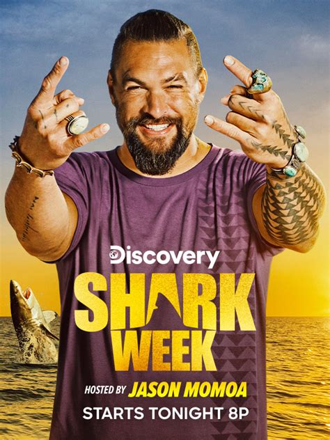 Jason Momoa Hosts Shark Week Tonight 8p Discovery