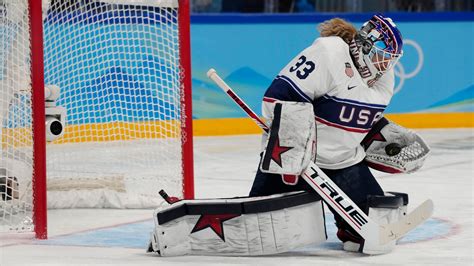 Us Womens Hockey Goalie Played Olympic Tournament With Torn Mcl