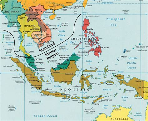 Land Of Southeast Asia Southeast Asia