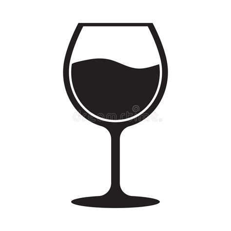 Icône De Verre De Vin Symbole De Verre à Vin Images Vectorisées Pour
