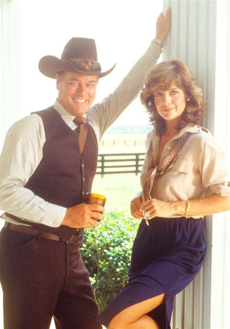 J R And Sue Ellen Ewing Larry Hagman And Linda Gray Dallas Tv Show