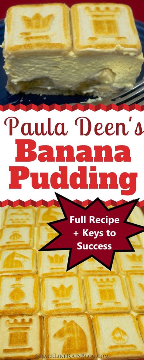 Serve warm over rice pudding garnished with stewed fruit, if desired. Paula Deen's Banana Pudding | Recipe in 2020 (With images ...