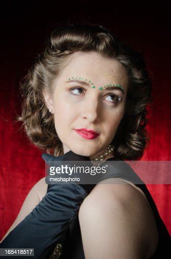 Burlesque Dancer Portrait High Res Stock Photo Getty Images