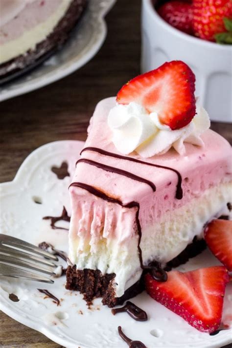 Strawberry Ice Cream Cake