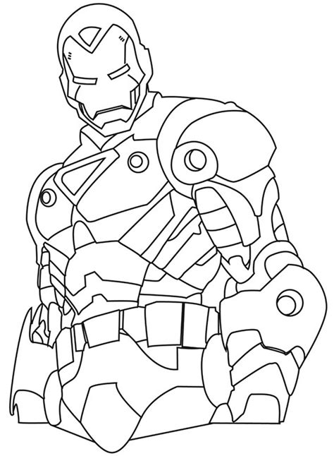 Desenhos De Homem De Ferro Incr Vel Para Colorir E Imprimir Colorironline