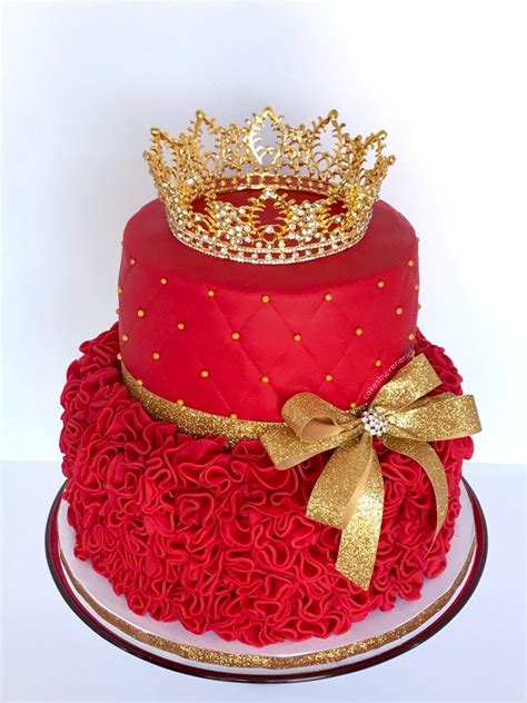 Birthday Red Cake Images