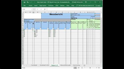 Unsere arbeitszeitnachweis vorlagen sind leicht zu handhaben. Erstmusterprüfbericht VDA Vorlage Excel datei mit CAD-QS ...