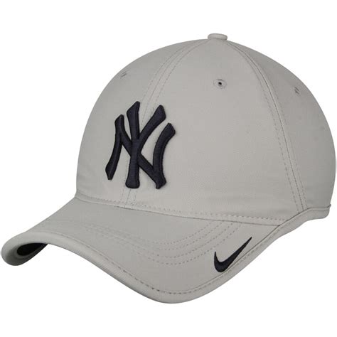 Nike New York Yankees Gray Heritage 86 Aero Performance Adjustable Hat