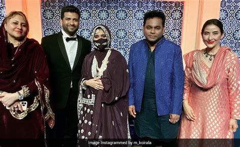 Icymi Inside Pics From Ar Rahmans Daughter Khatijas Wedding Reception