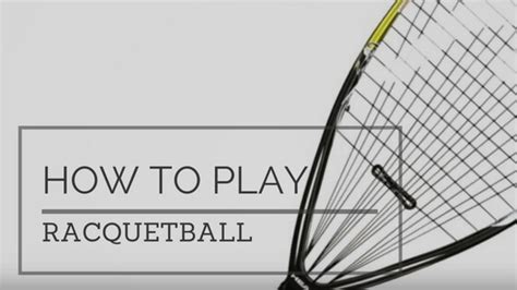 We hope this page gives you a quick and easy overview of how to play racquetball. How To Play Racquetball | Racquetball Rules