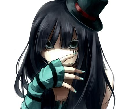 Anime Girl With Top Hat