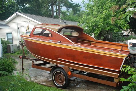 1958 Holmes Hardtop Runabout Cool Classic Wooden Boat Built By Holmes