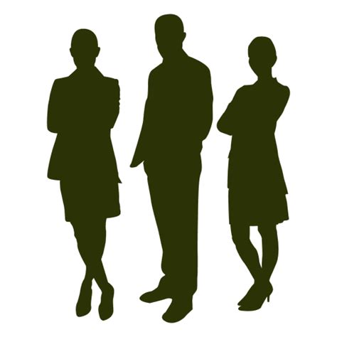 Business People Silhouette Vector At Collection Of