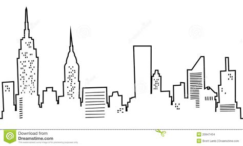 Cartoon New York City Stock Images Image 20947434