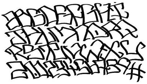 Gangster Graffiti Bubble Letters