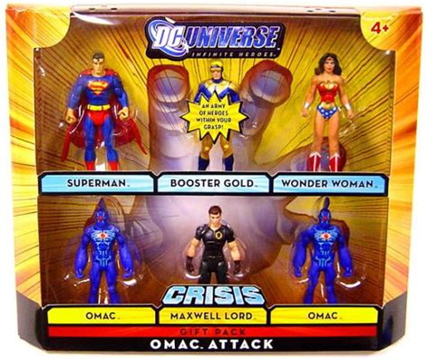 Dc Universe Infinite Heroes Omac Attack Action Figure Set