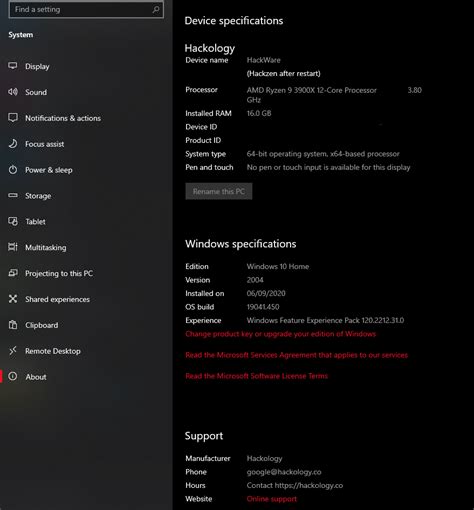 How To Add Or Change Manufacturer Information In Windows 10