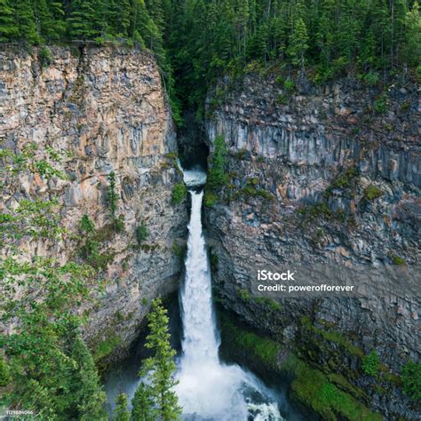 Spahats Creek Falls At Wells Gray Provincial Park In The Canadian Rocky
