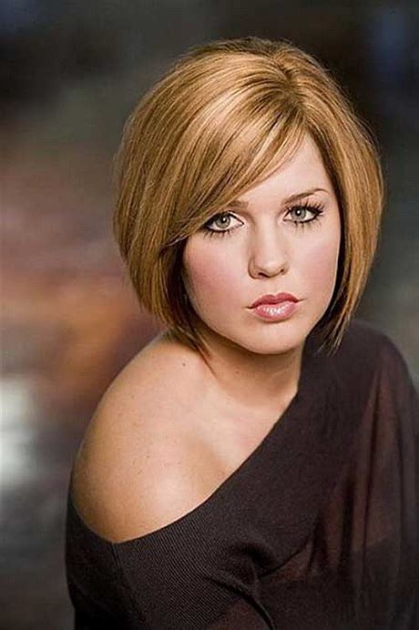 Normally short hairstyles are created easily with a mousse and a blow dryer. Short haircuts for round faces 2016