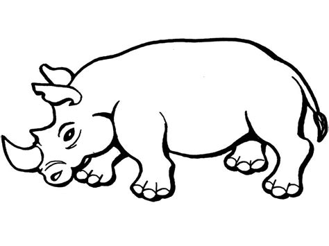 Desenhos De Rinoceronte Do Bebê Para Colorir E Imprimir Colorironlinecom