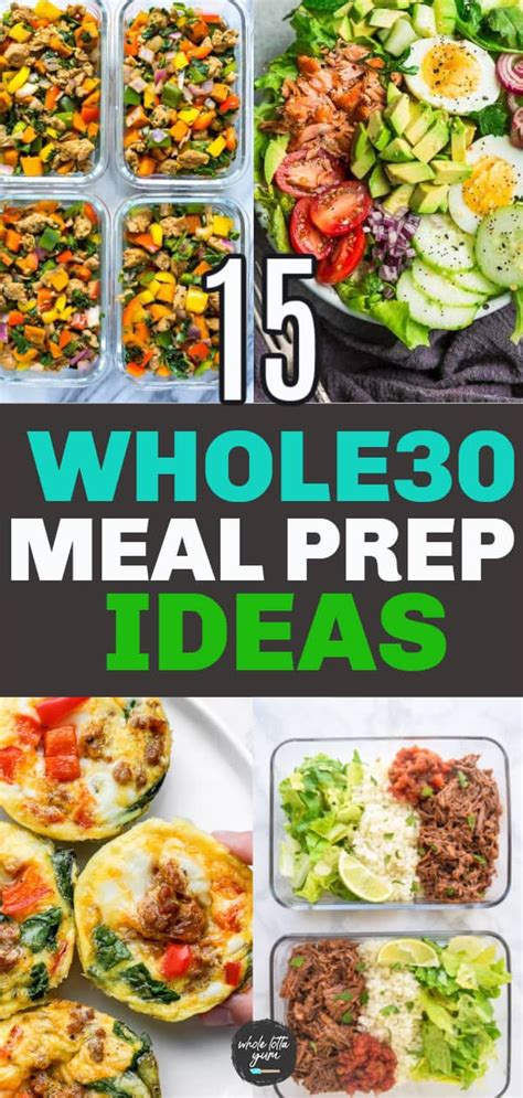 15 Whole 30 Meal Prep Ideas That Are Easy To Make And Great For Busy