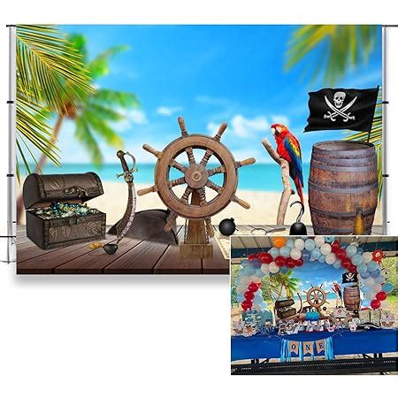 Amazon Com Lfeey X Ft Pirate Themed Backdrop For Photography Old