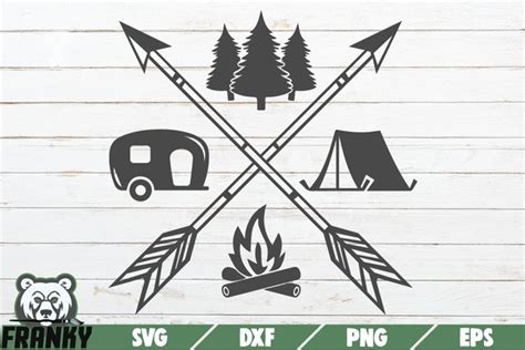 Camping Arrows Svg Printable Cut File 1227791 Cut Files Design