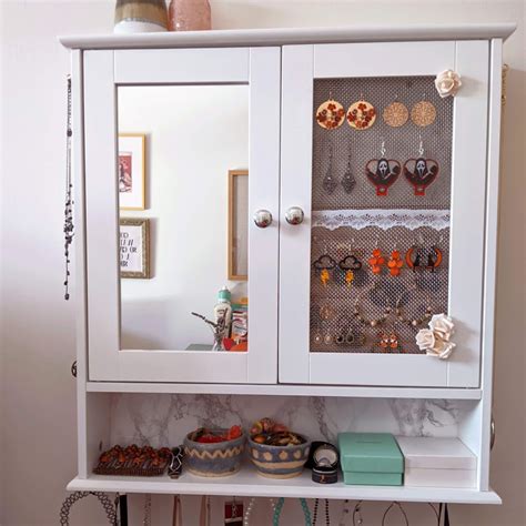 Diy Jewellery Cabinet Dressing Room Jewelry Storage Ellen Noir