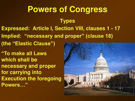 Ppt The United States Congress Powerpoint Presentation Free Download