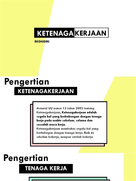 Ekonomi Ketenagakerjaan Pdf