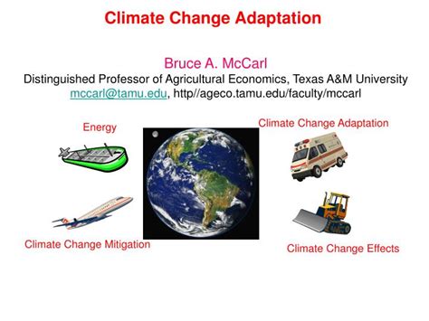 Explore how countries are adapting to the effects of climate change. PPT - Climate Change Adaptation PowerPoint Presentation ...