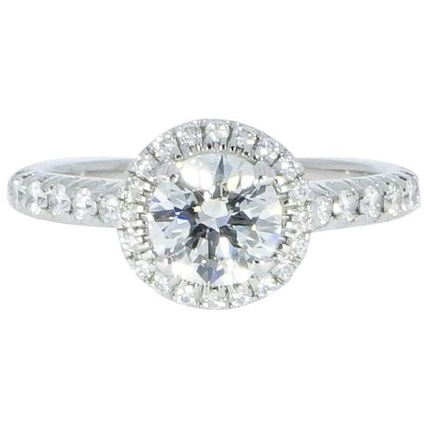 Cartier Damour Diamond Platinum Engagement Ring At 1stdibs Cartier D